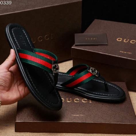 gucci slipper men's|gucci men's slippers sale.